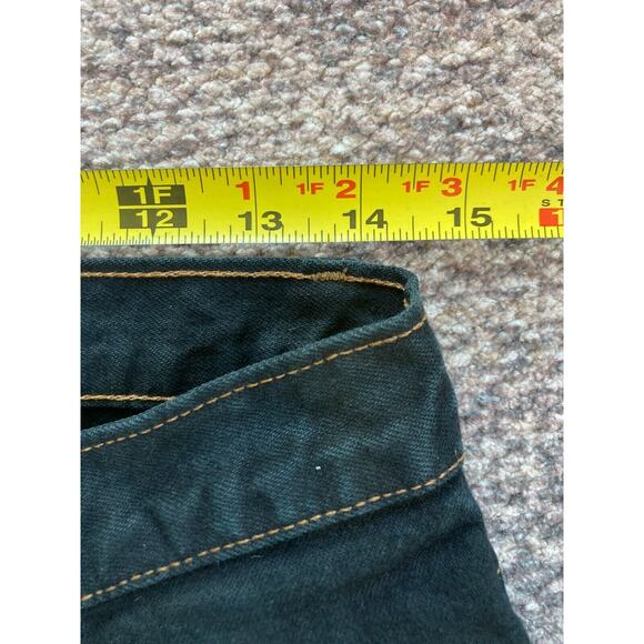 Women's Sz 6 CALVIN‎ KLEIN Bootleg Five Pocket Black Jeans Denim - Picture 4 of 10